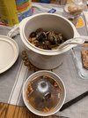 妈妈说炖出来的汤更清甜些
