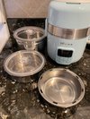 304不锈钢内胆，可蒸可煮，密封盖防外漏，携带方便