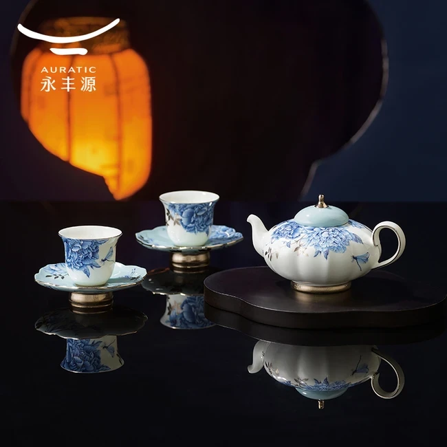 中国ブランド国瓷永丰源セット AURATIC 国瓷永丰源 中国茶器 新品 ソーサーセット＋スプーン - メルカリ