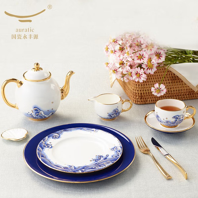 サミット記念品 AURATIC 高級中国茶器 ホーム＆キッチン