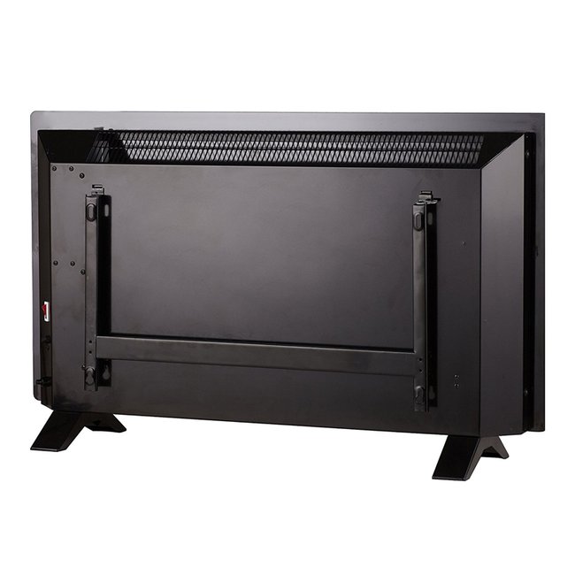 Homeleader Electric Panel Heater GH-15F, Crystal Glass Flat Convector Heater  with LED Screen and Remote Control, 1500W