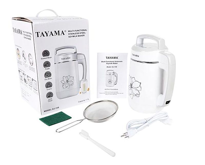 Tayama多功能全自动豆浆机DJ-15S产品包装清单 Tayama多功能全自动豆浆机DJ-15S产品包装清单