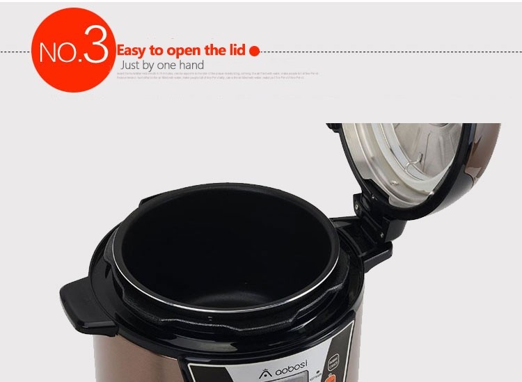 Aobosi YBW30-80Q Programmable Pressure Cooker 3Qt/800W Non-Stick