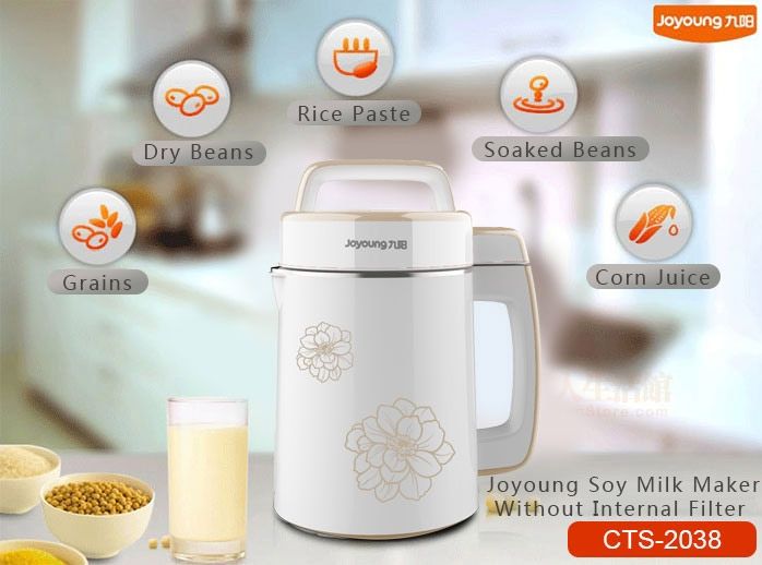 Joyoung CTS2038 EasyClean Automatic Hot Soy Milk Maker (Full
