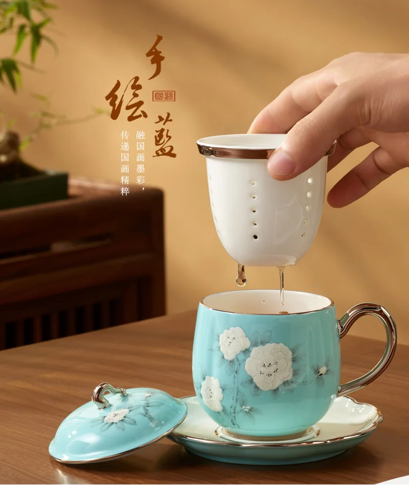 AURATIC 国瓷永丰源 中国茶器 新品 ストア ソーサーセット＋スプーン