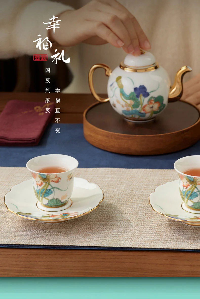 中国茶器 台湾茶器 AURATIC 国瓷永丰源 高級龍鳳茶器セット 【公式通販