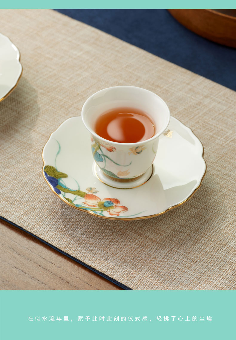 精美茶具推荐·Auratic 国瓷永丰源幸福和鸣12头茶具套装中式礼品套装