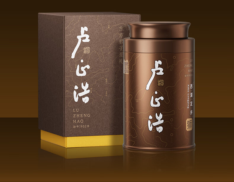 茶叶推荐】卢正浩绿茶狮字西湖龙井茶特级50g 2024新茶上市明前茶叶狮